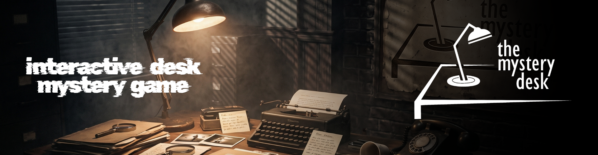 The Mystery Desk — interactive desk mystery game